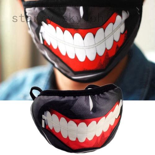 Anime Tokyo Special Ghoul Kaneki Ken Mask Cotton Prop Cosplay Ghost ZombieFace (1)