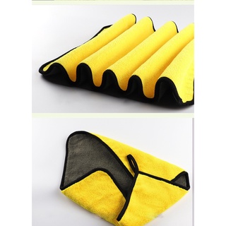 HYGGE 1PCS Car wash cloth Microfiber Towel Auto Cleaning Drying Cloth Hemming Super Absorbent (3)