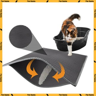 【READY STOCK】Waterproof Double Layer Pet Cat Litter Trapper Mat