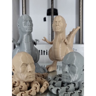 3D Printed Rocktopus, Rockosaurus, and Rock Madness