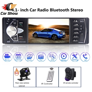 【𝐁𝐋𝐔𝐄𝐓𝐎𝐎𝐓𝐇 𝐂𝐀𝐑 𝐑𝐀𝐃𝐈𝐎 𝐒𝐓𝐄𝐑𝐄𝐎】4022D 4.1'' Single 1 Din Car MP5 MP3 Player Stereo Wheel Control Bluetooth Radio FM