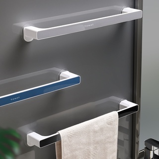 Self-adhesive Towel Holder Rack Wall Mounted Kitchen Wipes Hanging Bathroom Organizer Towel Bar