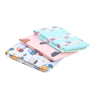 Thickened 3-layer cotton quilted baby waterproof changing mat baby washable cotton fabric changing mat