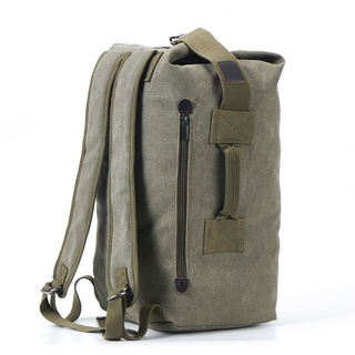Large Capacity Rucksack Man Travel Bag Mountaineering Backpack Male Luggage Canvas Bucket Shoulder B
