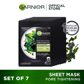 Garnier Serum Face Mask Bundle of 7 - Skin Care Set (1)