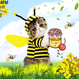 『27Pets』Little Bee Costumes For Dogs Cats Clothes Warm Pet Jacket Coat Soft Fleece Funny Chihuahua Clothing (2)