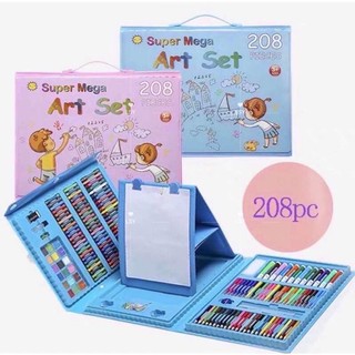 Abc shop #super mega art set(208pcs of art set)coloring materials/ tools for kids (6)