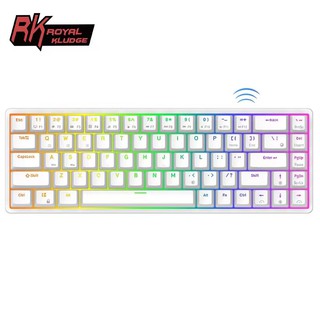 Royal Kludge RKG68/RK837 Hot-swappable Wireless Bluetooth Mechanical Keyboard Tri-mode Bluetooth 2.4G Wired RK switch Cherry switch for mac Win