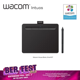 Wacom Intuos Small with Bluetooth CTL-4100WL Graphic Drawing Pen Tablet