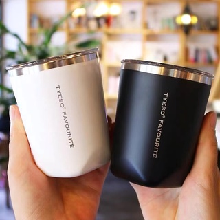 300ml Tyeso Stainless Steel Metal Vacuum Cup Water Thermos Cocktail Tumbler Wine Cup Coffee Mug With