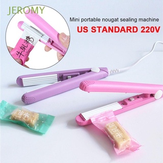 JEROMY Household Food Vacuum Sealer Mini Seal Packing Impulse Sealer Portable Electric Heat Sealing|Plastic Handheld Bag Clips/Multicolor