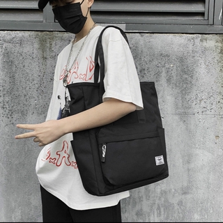 On Sale Japan Fashion Tote&Shoulder Bag Nylon Waterproof Big Capacity Men Shoulder Bag Tote Bag Brie
