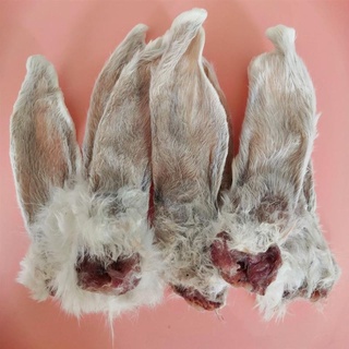 Bunny ears air-dried rabbit ears with fur rabbit ears pet snacks for dogs and cats molar 8.12