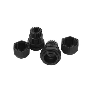 24 Pcs Plastic Waterproof Adjustable 3.5 - 13mm Cable Gland Joints, PG7, PG9, PG (4)