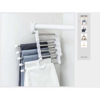 ✦♛✦5 in 1 Multi-functional Pants rack shelves Stainless (9)
