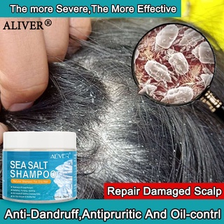 Sea Salt Shampoo scalp treatment Anti Dandruff Hair Treatment Shampoo For Scalp Itching Psoriasis