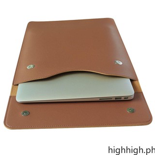 ☃☏PU Leather Sleeve Notebook Bag For MacBook Air Pro 12'' HIGH