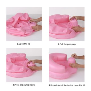 Baby Inflatable Sofa Learning Chair Portable Baby Seat Inflatable Bath Chair PVC Sofa Stool (9)