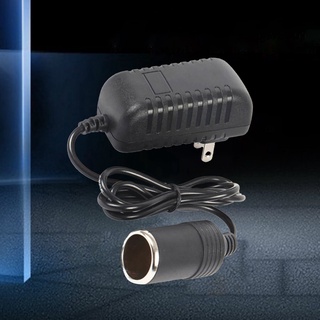 ﹊GA-HS Portable Home 220V to 12V Car Cigarette Lighter Socket Adapter Converter Cable