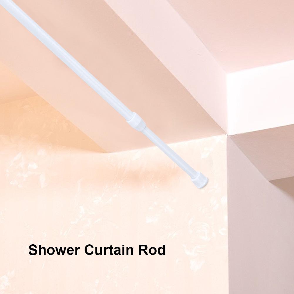 High Quality Adjustable Spring Loaded Tension Rod Shower Extendable Curtain Closet Window Rail Pole