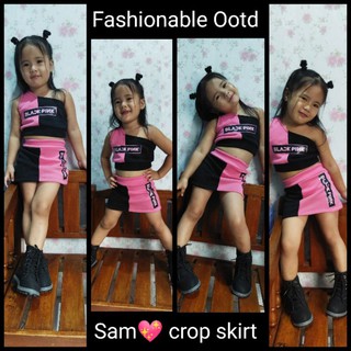SAM's CROP SKIRT FASHIONABLE OOTD (for 1-3 years old, read Product Description for more Details)