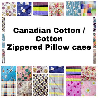 PUNDA/ PILLOW CASE CANADIAN COTTON ZIPPERED