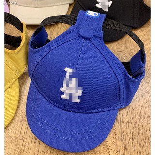 Pet hat, dog accessories, sun hat, adjustable LA baseball cap (7)