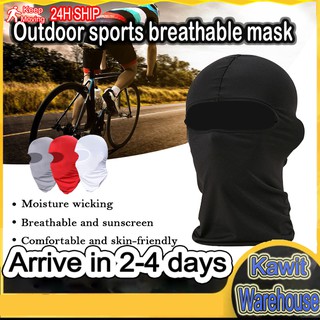 Full Face Mask Motorcycle Cycling Mask Headgear Sunscreen CS Mask Outdoor Sport Quick Dry Masks