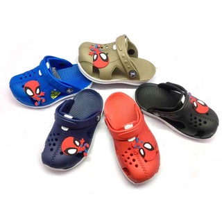 〚AMVIP〛 Spiderman Rubber Sandals Slipper For Kids Boy