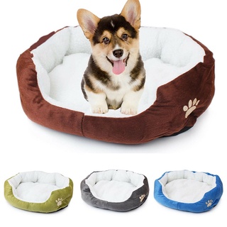 ◙☋✽Soft Dog Bed Plush Cat Mat Dog Beds For Large Dogs Bed Labradors House Comfortable Cushion Pet Pr