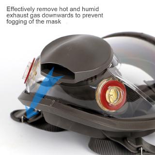 【SHIP OUT IN 24H】7 in 1Full Face Chemical Spray Painting Respirator Vapour Gas Mask For 6800 With 30pcs Filter (4)