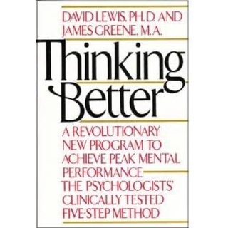 THINKING BETTER by David Lewis / Hardcover Book