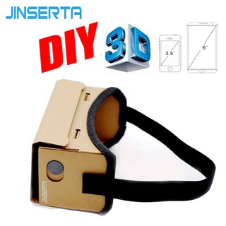 VR glassesJINSERTA Google Cardboard VR Box DIY VR Virtual Reality 3D Glasses Magnet VR Box Controlle