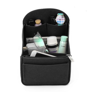 ღGB Felt Backpack Organizer Insert Travel Bag Makeup Handbag (2)