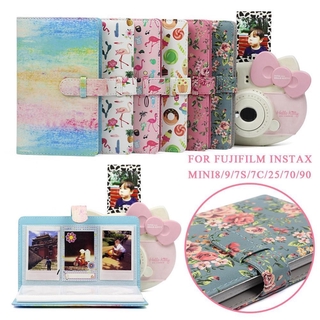Instax Mini Film Photo Album 96 Pockets Pu Leather Picture Case For Fujifilm 8 9 7s 90 3 Inch Polaroid
