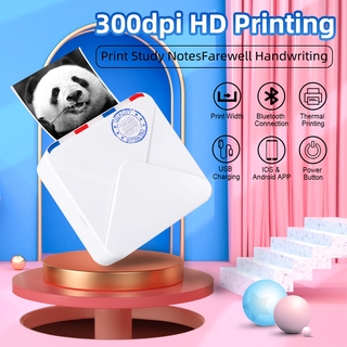 Phomemo M02S Photo Printer Mini Portable Thermal Sticker Pocket Printer Bluetooth WirelessHand Held 300 DPI Phomemo Printer (1)