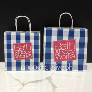 Authentic BATH & BODY WORKS Paper Bag | Plastic Bag | Gift Bag