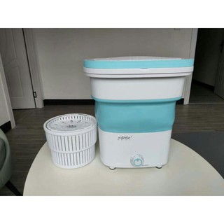 With Spin Dryer Portable Mini Folding Clothes Washing Machine Bucket