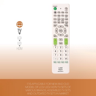 QUU UpgradedLCD/LED TV English Version Remote Control H1880E Home Appliance Supplies