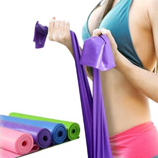 【COD】Elastic Yoga Rubber Stretch Resistance Exercise Fitness Band