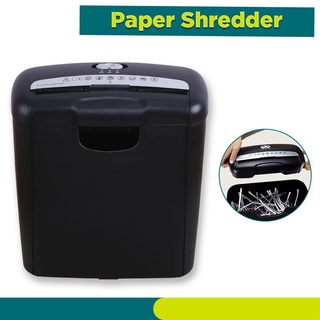 Paper Shredder Machine Black 10L