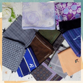 【Available】#Bundle Mix Brand YSL Daks RLauren etc / Set of Handkerchief / Panyo / PreLoved Hankies a