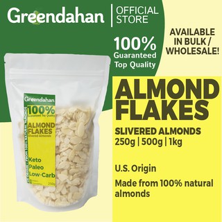 GREENDAHAN /Sliced Almonds (Flakes/Blanched)- 250g