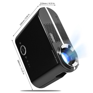 720P Video Projector Protable GP90 LCD Projector 3200 Luminous Efficiency LED Multimedia Home Cinema (3)