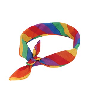 Bandanas Rainbow Coloured Yoga Square Scarf Sports Headscarf Headband (8)