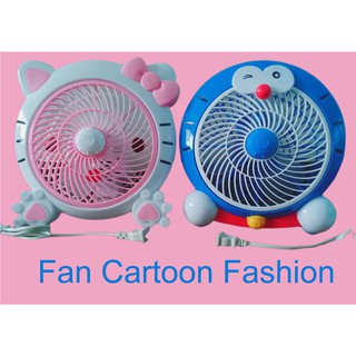 Cartoon Fashion Electric Fan Mini Fan Silent Electric Fan Hello Kitty/ Doraemon