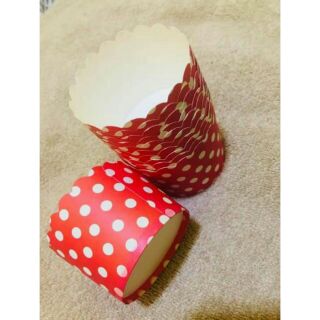 Polka Red Candy Cup 20’s
