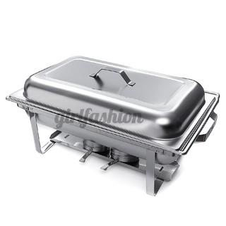 ◈◐♧【HOT】 2Packs Chafing Dish Tray Buffet Stove Caterer Food Warmer Stainless Steel Dinner (5)