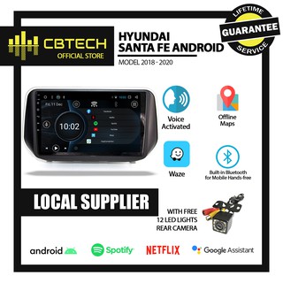 CBTECH 10-Inch Car Android Head Unit for Hyundai Santa Fe 2018 2019 2020