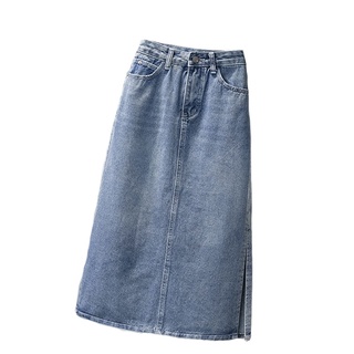 2021 Summer Skirts Elegant Korean Style Skirt Skirts Womens Jeans Skirt High Waist Plus Size Skirt (6)